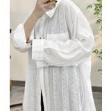 韓国風シアーシャツレース柄ブラウス春夏服 | Miniministore | 詳細画像12