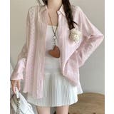 韓国風シアーシャツレース柄ブラウス春夏服 | Miniministore | 詳細画像21