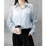 韓国風シアーシャツレース柄ブラウス春夏服 | Miniministore | 詳細画像25