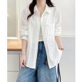 韓国風シアーシャツレース柄ブラウス春夏服 | Miniministore | 詳細画像9