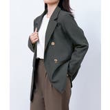 ダブルボタンテーラードジャケットミドル丈 | Miniministore | 詳細画像22 