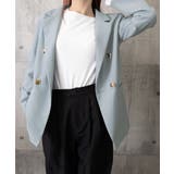 ダブルボタンテーラードジャケットミドル丈 | Miniministore | 詳細画像30 