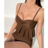 ペプラムフレア水着 盛れるビキニ 韓国風 | Miniministore | 詳細画像12 