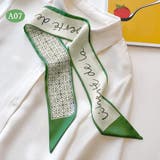 マルチスカーフ 首巻き バッグスカーフ | Miniministore | 詳細画像10 