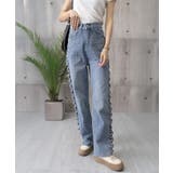 デニムパンツサイドレースアップジーパン | Miniministore | 詳細画像15 
