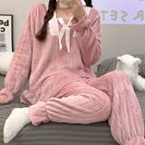 フリースパジャマ 上下セットアップ 韓国 | Miniministore | 詳細画像10 