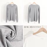 クルーネック ニットプルオーバー 春秋冬 | Miniministore | 詳細画像4
