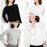 クルーネック ニットプルオーバー 春秋冬 | Miniministore | 詳細画像6