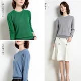 クルーネック ニットプルオーバー 春秋冬 | Miniministore | 詳細画像7