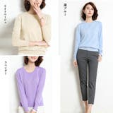 クルーネック ニットプルオーバー 春秋冬 | Miniministore | 詳細画像8