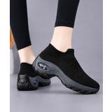 ローカットスニーカー軽量ニットスリッポン | Miniministore | 詳細画像4