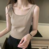 モカ | タンクトップス レディース 無地 | Miniministore