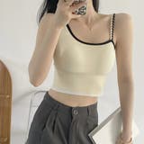 ベージュ | キャミソールカップ付き インナートップス | Miniministore