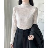 ホワイト | 花柄ジャガードシースルートップス 韓国風 | ANGELCLOSET