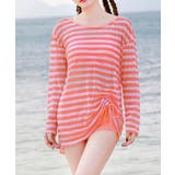 オレンジ | 水着3点セット 露出控えめセパレート水着 | Miniministore