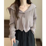 グレイッシュベージュ | ニットカーディガン レディース アウター | Miniministore