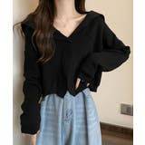 ブラック | ニットカーディガン レディース アウター | Miniministore