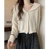 アイボリー | ニットカーディガン レディース アウター | Miniministore