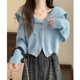 ライトブルー | ニットカーディガン レディース アウター | Miniministore