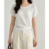 ホワイト | レディース 透け感トップス 着回し | SUNSHINE CLOSET