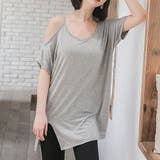 グレー | 薄手 カットソー レディース | Miniministore