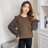 小花柄 ドッキングニット レディース | Miniministore | 詳細画像6