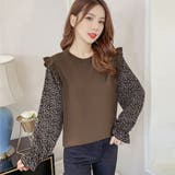 小花柄 ドッキングニット レディース | Miniministore | 詳細画像8