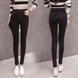 ブラック | デニムパンツ レディース スキニー | Miniministore
