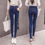 ブルー | デニムパンツ レディース スキニー | Miniministore