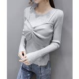 ニットトップス レディース 重ね着 | Miniministore | 詳細画像7