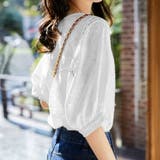 レース花刺しゅう ブラウス レディース | Miniministore | 詳細画像5 