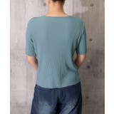 サマーニット ボートネック 着やせ | Miniministore | 詳細画像15 