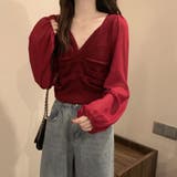 ギャザー ニット ブラウス きれいめ | Miniministore | 詳細画像14