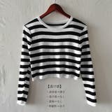 ボーダー柄ニットトップス レディース | Miniministore | 詳細画像4