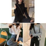 肩出しTシャツ レディース ナチュラル | Miniministore | 詳細画像2 