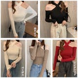 ニットトップス ホルターネック 肩出し | Miniministore | 詳細画像2 