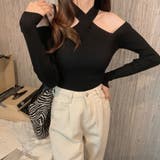 ニットトップス ホルターネック 肩出し | Miniministore | 詳細画像9 