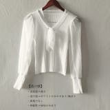 プリーツ リブニット トップス 異素材 | Miniministore | 詳細画像4