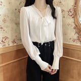 プリーツ リブニット トップス 異素材 | Miniministore | 詳細画像5