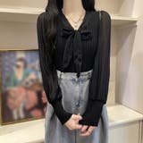 プリーツ リブニット トップス 異素材 | Miniministore | 詳細画像8