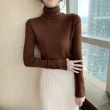 ニットトップス レディース ハイネック | Miniministore | 詳細画像15