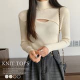 ニットトップス レディース ハイネック | Miniministore | 詳細画像1