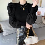 ニットトップス 重ね着風 リブニット | Miniministore | 詳細画像6 