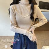 ニットトップス ハイネック きれいめ | Miniministore | 詳細画像1