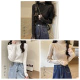 ニットトップス ハイネック きれいめ | Miniministore | 詳細画像2