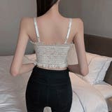 花柄キャミソール レディース カップ付き | Miniministore | 詳細画像5 