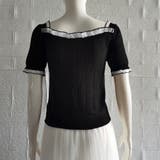 スクエアネック サマーニット レース付き | Miniministore | 詳細画像13 