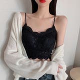 レース ショートキャミソール カップ付き | Miniministore | 詳細画像8 