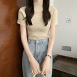 胸開きサマーニット レディース 韓国風 | Miniministore | 詳細画像6 
