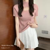 胸開きサマーニット レディース 韓国風 | Miniministore | 詳細画像8 